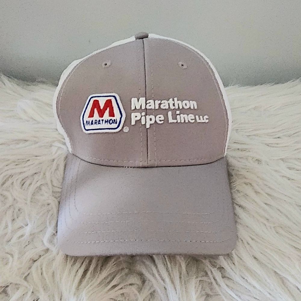 Marathon trucker hat snap back mesh back pukka adjustable baseball hat cap